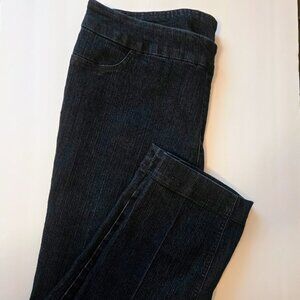 Soft Surroundings dark denim stretch crop‎ jeans Size PL